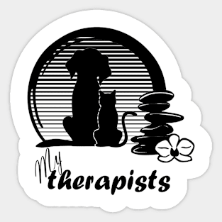 My Therapists- only pets Sticker